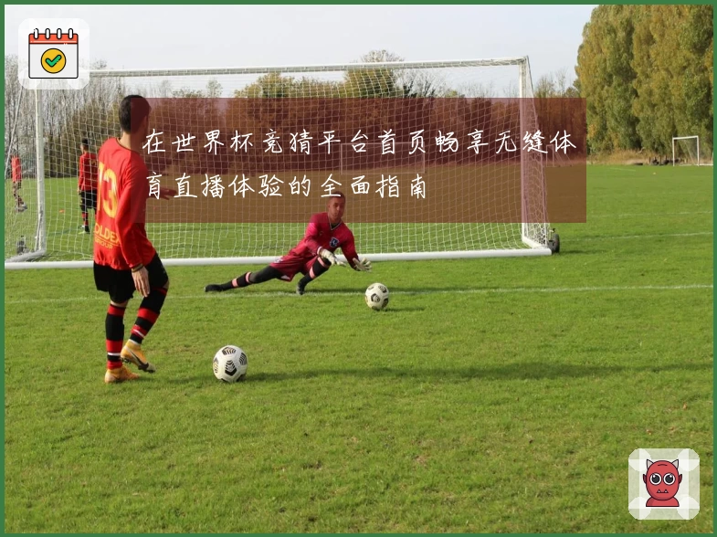在世界杯竞猜平台首页畅享无缝体育直播体验的全面指南